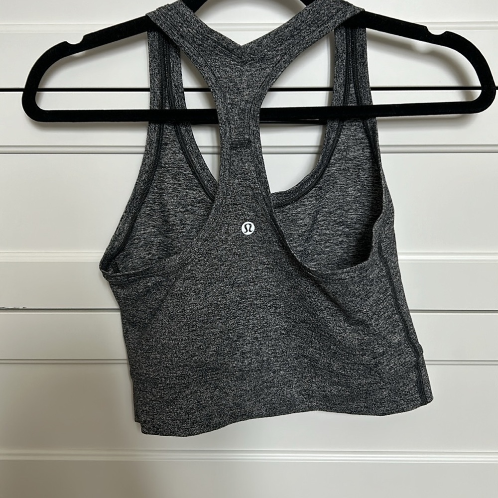 Lululemon Cropped Tank - Grey - Size 6 - Picture 2 of 3